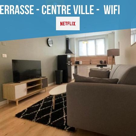 Centre Ville Superbe T2 Neuf Wifi Terrasse Netflix Périgueux Exterior foto
