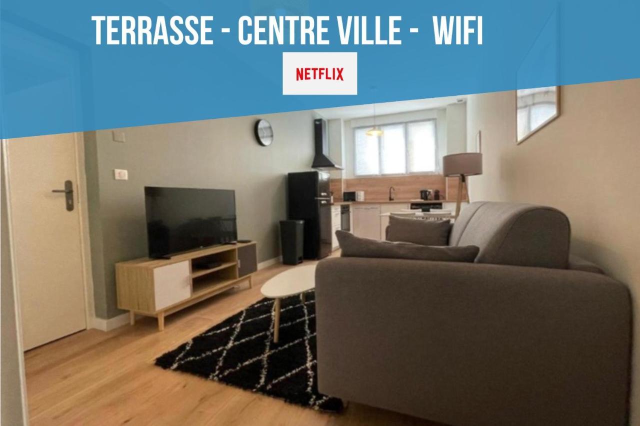 Centre Ville Superbe T2 Neuf Wifi Terrasse Netflix Périgueux Exterior foto